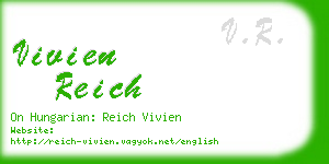 vivien reich business card